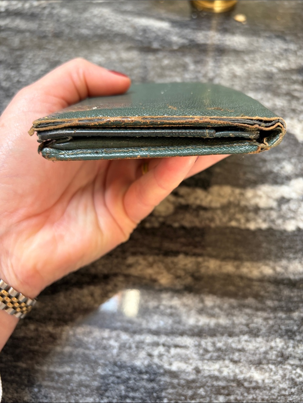 Louis Vuitton Vintage Green Leather Long Wallet - Picture 5 of 8